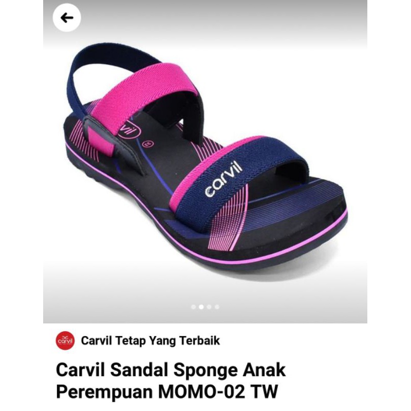 sandal anak wanita carvil momo-02 tw