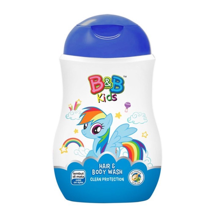 B&amp;B HBW Smooth Pinkie Rainbow Botol 280ml - B&amp;B Shampo dan Sabun Mandi