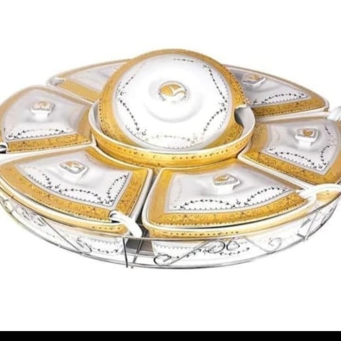 Saji Prasmanan - Prasmanan Set Vicenza Isi : 7 B412 ( Khusus Go Send )
