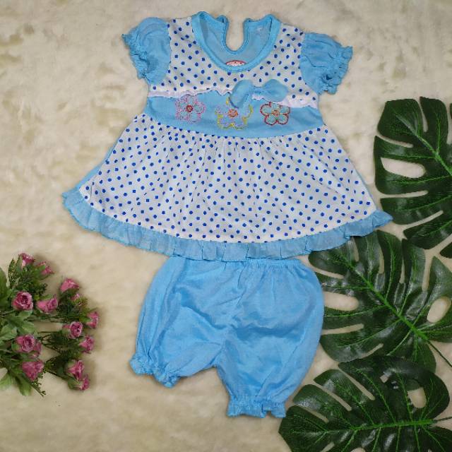 Setelan dress bayi murah / Pakaian Anak Perempuan / Pakaian Bayi Perempuan / Dress Bayi