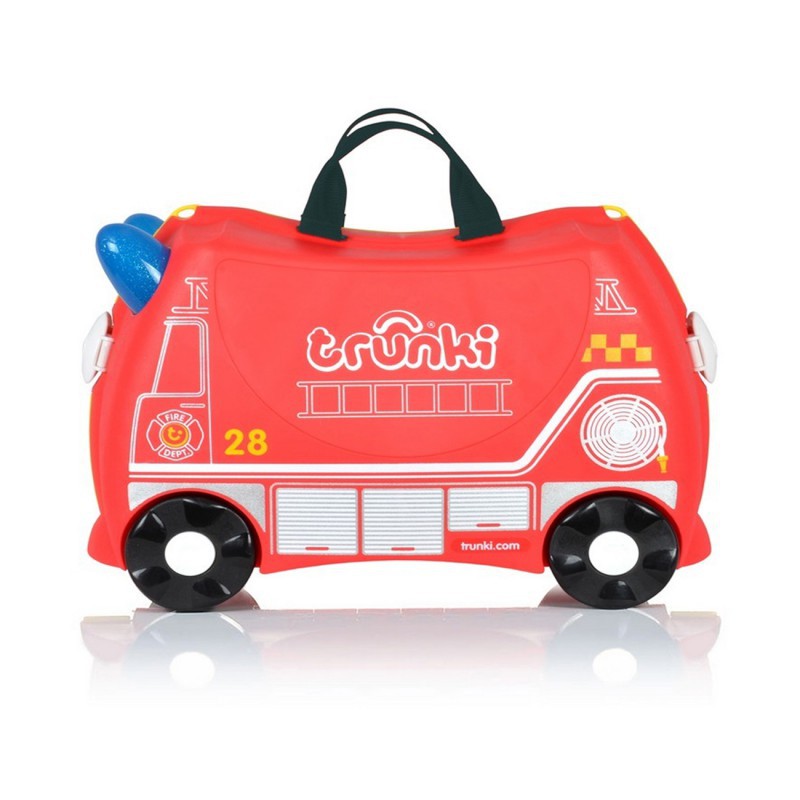 Trunki Ride On, Pull Along Children's Suitcase - Frank Fire Engine