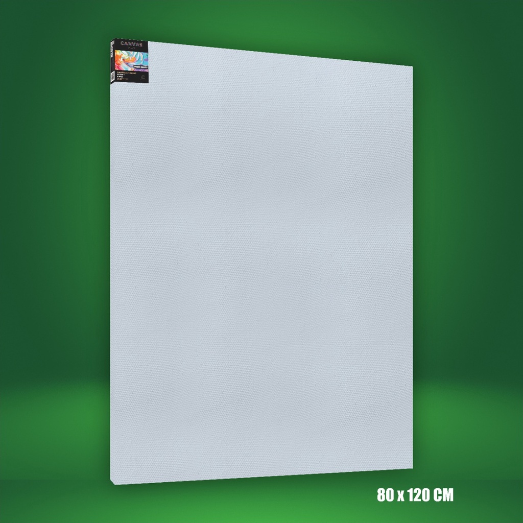

KANVAS LUKIS 80X120 CM / WHITE CANVAS 80X120 CM / STRETCHED CANVAS - HIGH QUALITY (BIG WOOD)