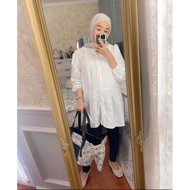 ARUMI TUNIK BY HAIDEEORLIN [WHITE]