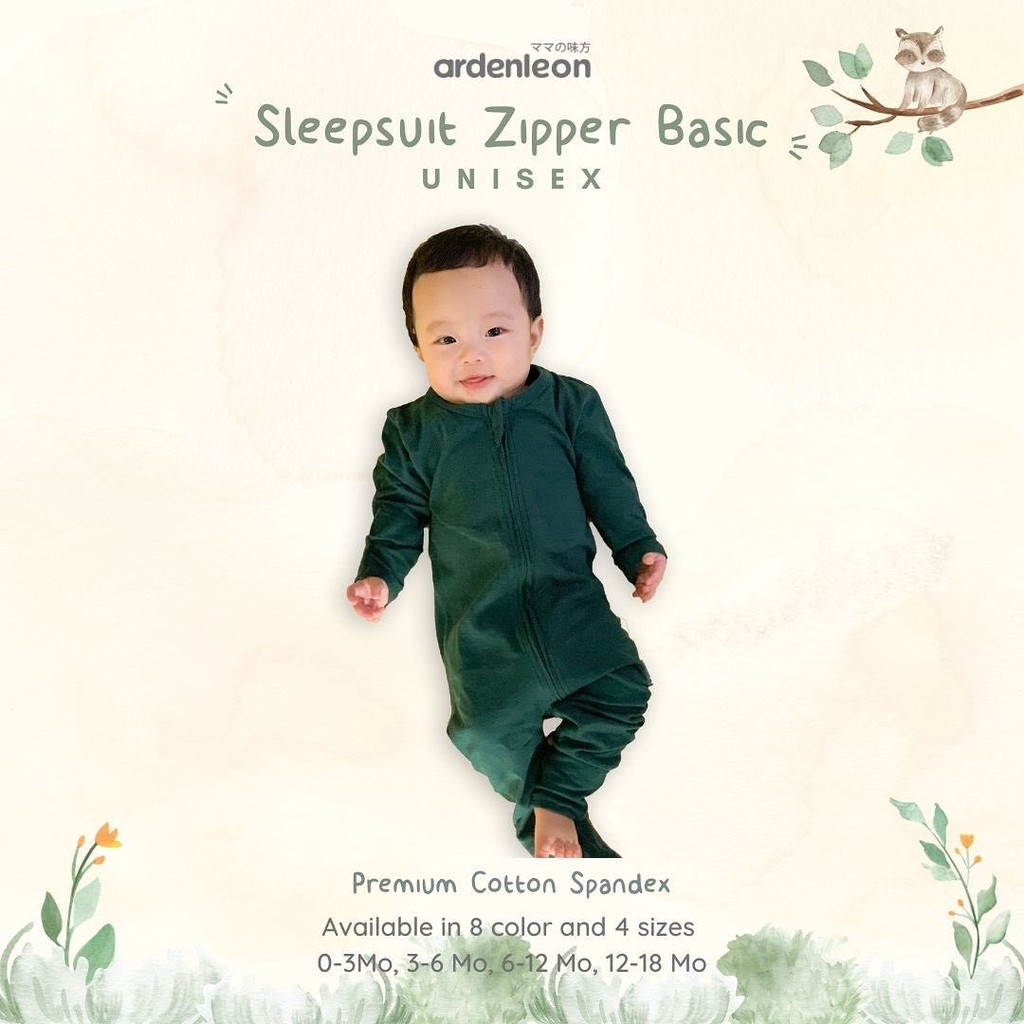 Ardenleon Sleepsuit Zeeper Basic / Baju Tidur Bayi