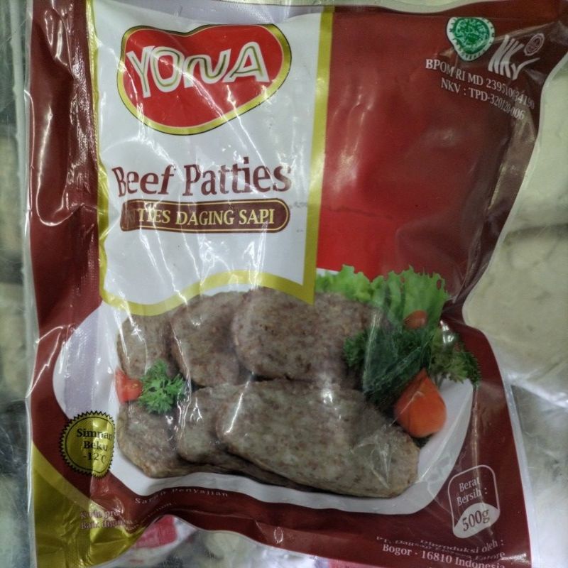 

Yona Beef Patties 500 Gram