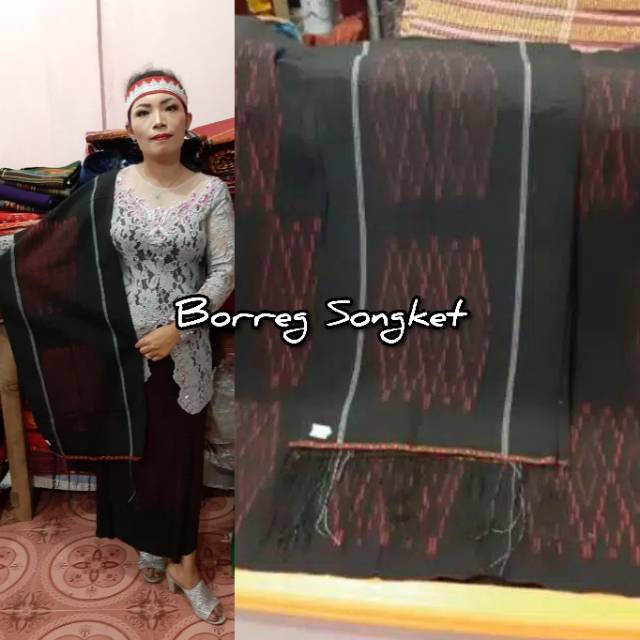 SONGKET TENUN BATAK SIBOLANG RASTA RUMBAI PILOS MURAH BAWAHAN KEBAYA BATAK