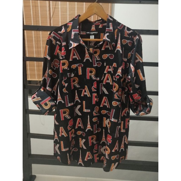 Karl Lagerfeld Whimsical logo karl blouse