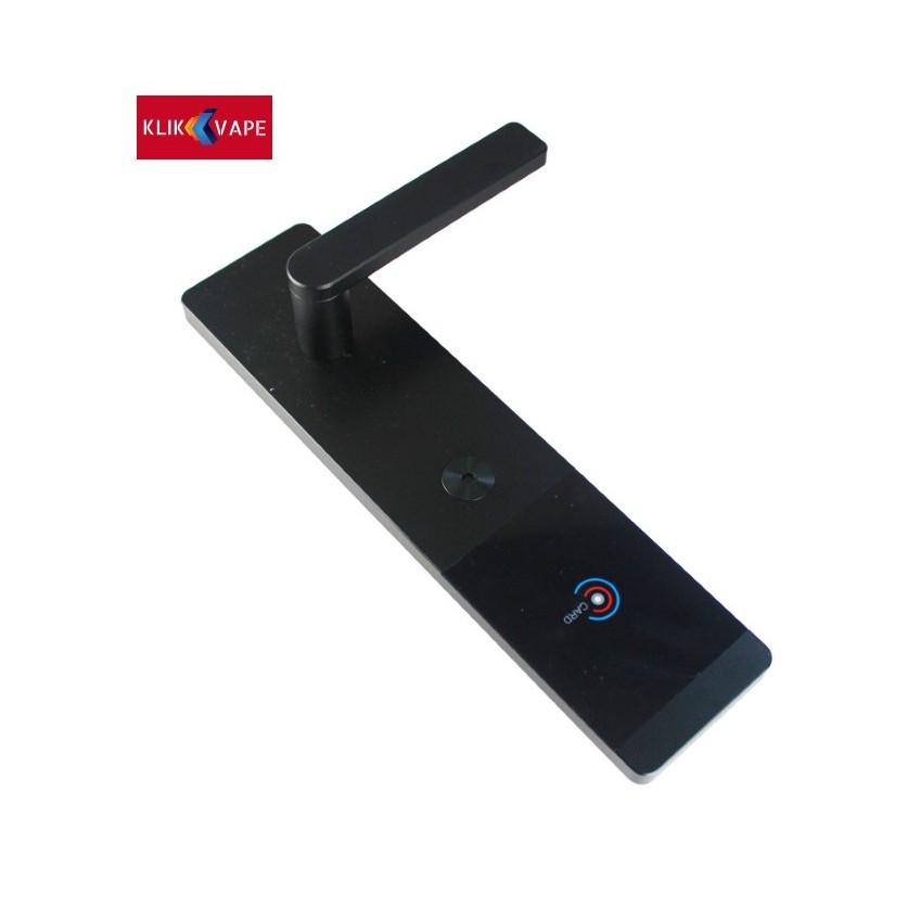 Smart Door Lock With Card H1032 - BLACK [RIGHT] KlikVape Bandung