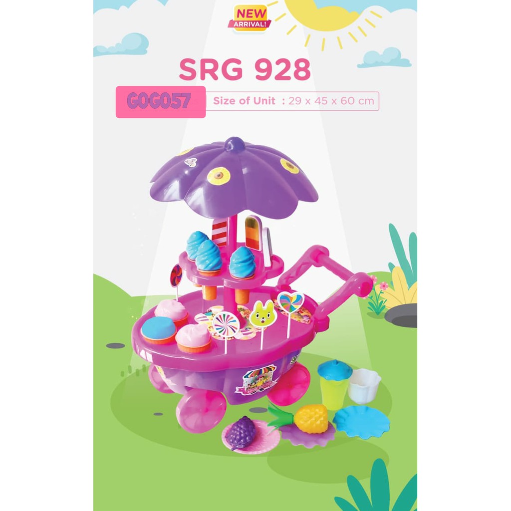 SG TOYS SRG 928 Mainan Anak Gerobak es krim SI RAJA GULA / Ice Cream