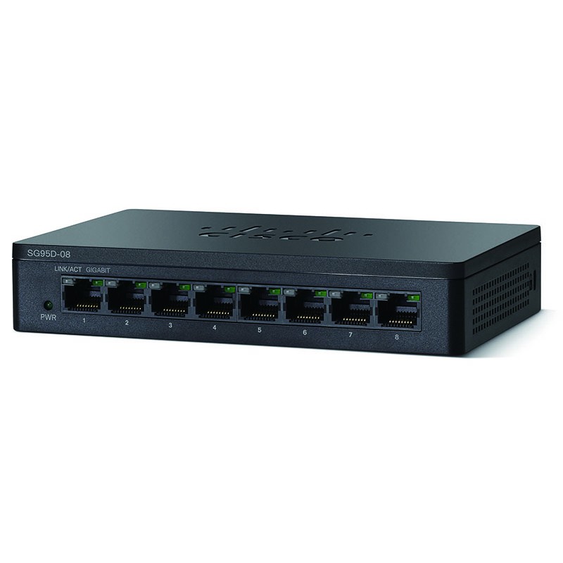Cisco SG95D-08-AS 8-Port Gigabit Desktop Switch