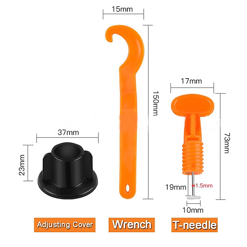 50 PCS Reuseable Tile Leveling ukuran 1mm - alat perata keramik 1mm