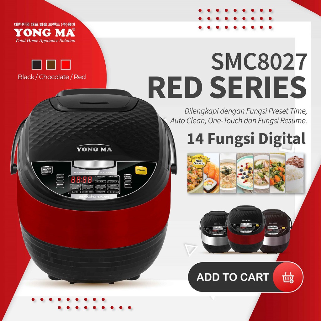 YONG MA MAGIC COM 2L SMC 8027 Murah Surabaya