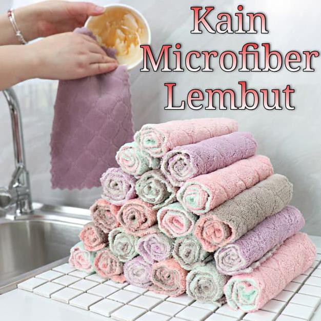 SOUVENIR PERNIKAHAN Kain MICROFIBER Handuk Kecil Lap Motor MOBIL KS165