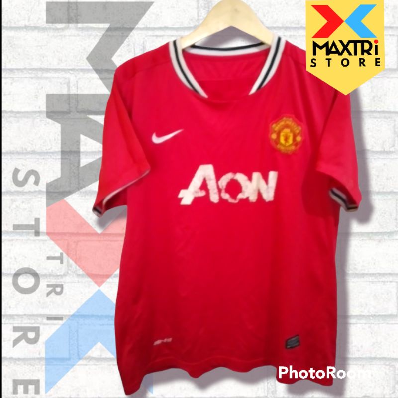 JERSEY BOLA MANCHESTER UNITED FC JERSEY SECOND JERSEY BEKAS PRELOVED