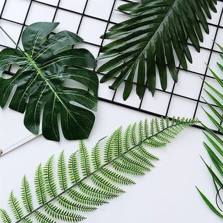 Daun Palem Pakis Monstera Artifisial Tanaman Hias Daun Palem Pakis Monstera Artifisial Tanaman Hias