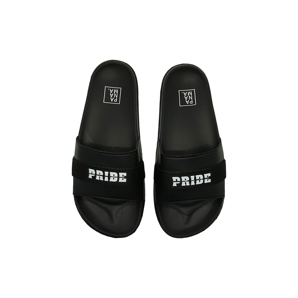 Panama Ultra UN6 Pride Black Sandal Slop Cowok Sendal Karet Pria - Hitam-4