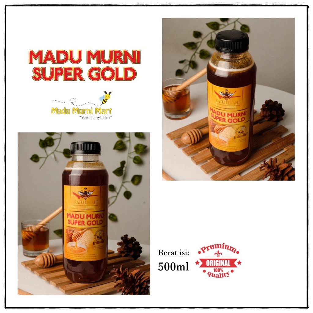 

Madu Murni Super Gold 100% Asli 500ml