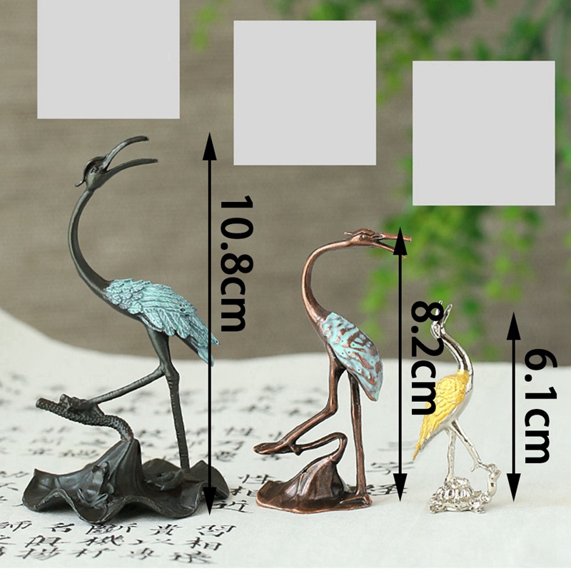 Retro Crane Incense Stick Incense Burners Stick Cone Censer Incense Stand Buddhist Home Office Decoration Crafts B