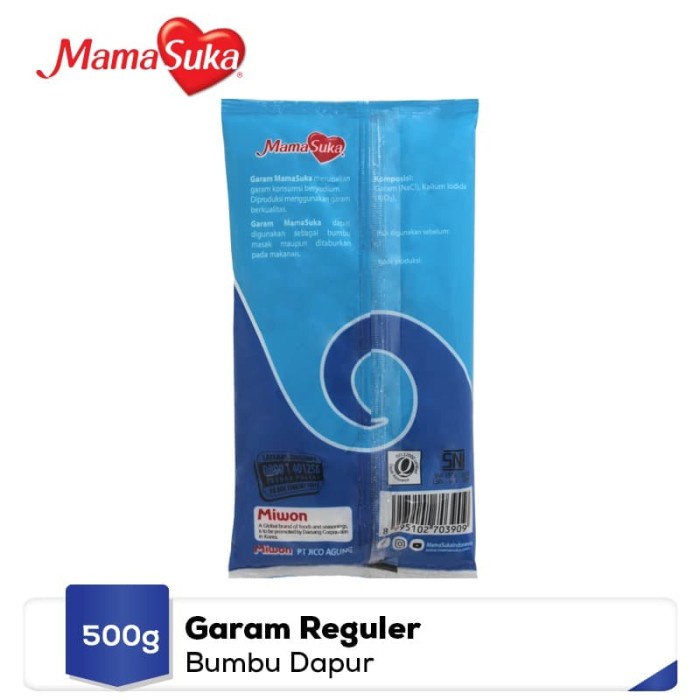 

01F1S Mamasuka Garam Reguler 500Gr Fsfs201