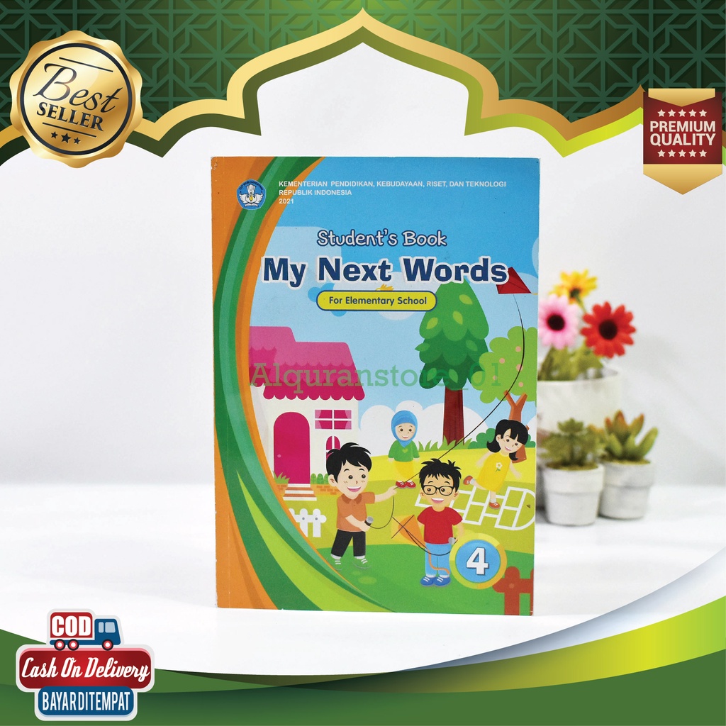 Buku Pelajaran Siswa SD Kelas 4 IV Mata Pelajaran Bahasa Inggris My Next Words Kurikulum Merdeka Kur