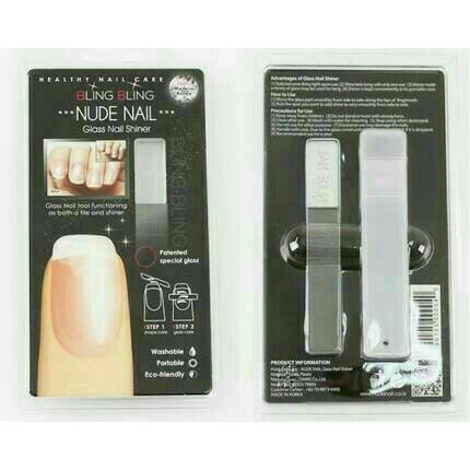 NUDE NAIL GLASS NAIL SHINER FROM KOREA / PENGKILAP KUKU