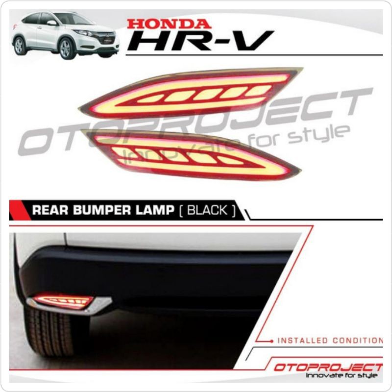 Lampu Bemper HRV Smoke Black Merk Otoproject