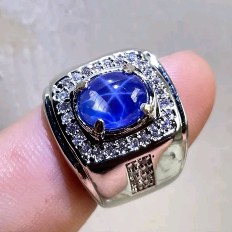 CINCIN BATU SAFIR STAR BANGKOK IKATAN PERAK BANGKOK 926