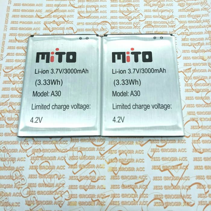 Baterai Battery Double Power MITO BA-00082 BA00082 A30 FANTASY NOTE