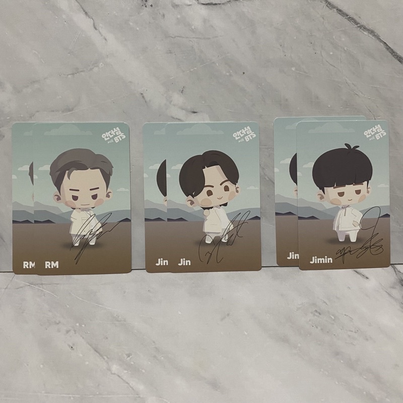 BTS In The Seom PC Photocard official rm namjoon jin seokjin jimin