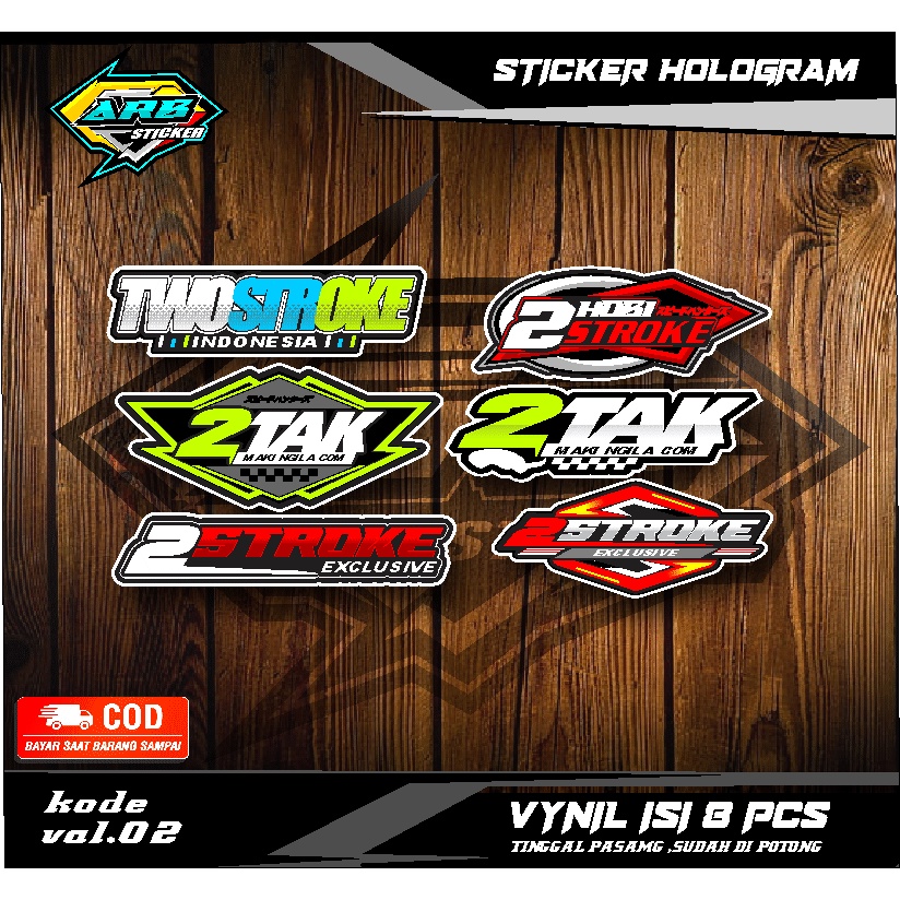 

Sticker Hologram VYNIL Pack Print & Cut ARB 2TAK Vol.02