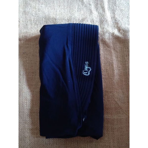 Jilbab instan Bergo instan Qeysa ORI Bergo Livia kode 154-Navy