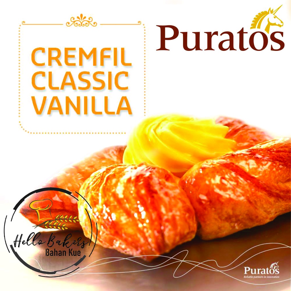 

PURATOS FILLING VANILLA 500GR / FILLING VANILLA / PURATOS / CREMFIL VANILLA