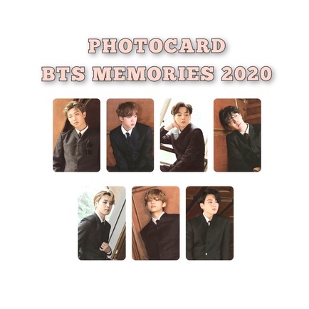 PC PHOTOCARD BTS MEMORIES 2020 UNOFF