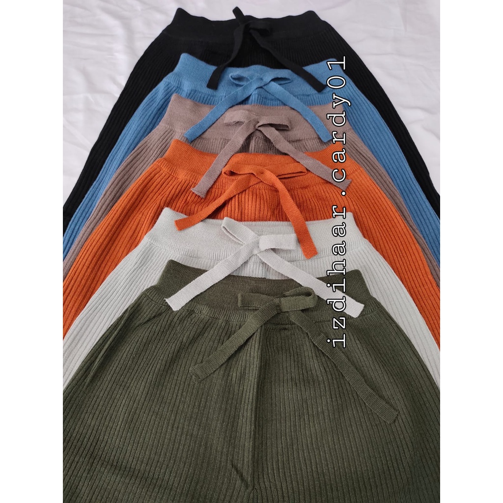 CELANA KULOT RAJUT KOREA TEBAL