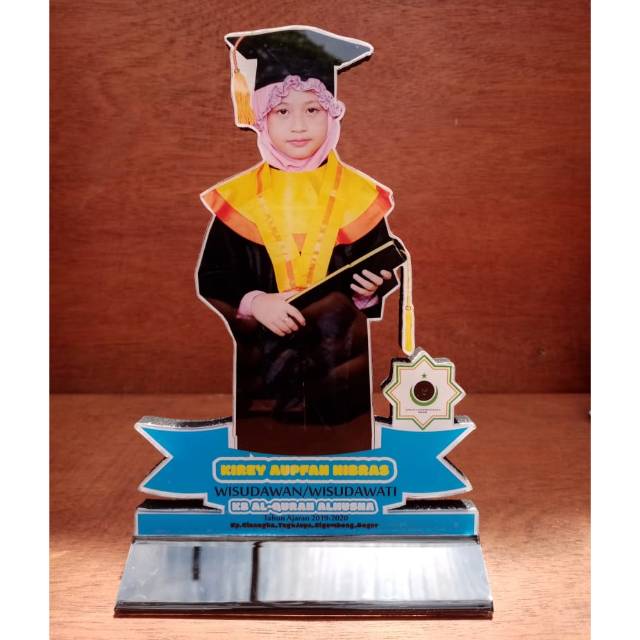 plakat foto wisuda custome