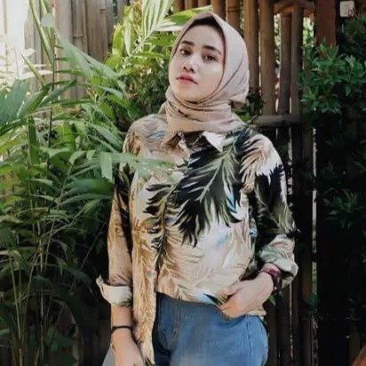 010 KEMEJA INARA # Pakaian Wanita Dewasa  Gaya Kekinian Baru Murah Grosir Tanah Abang