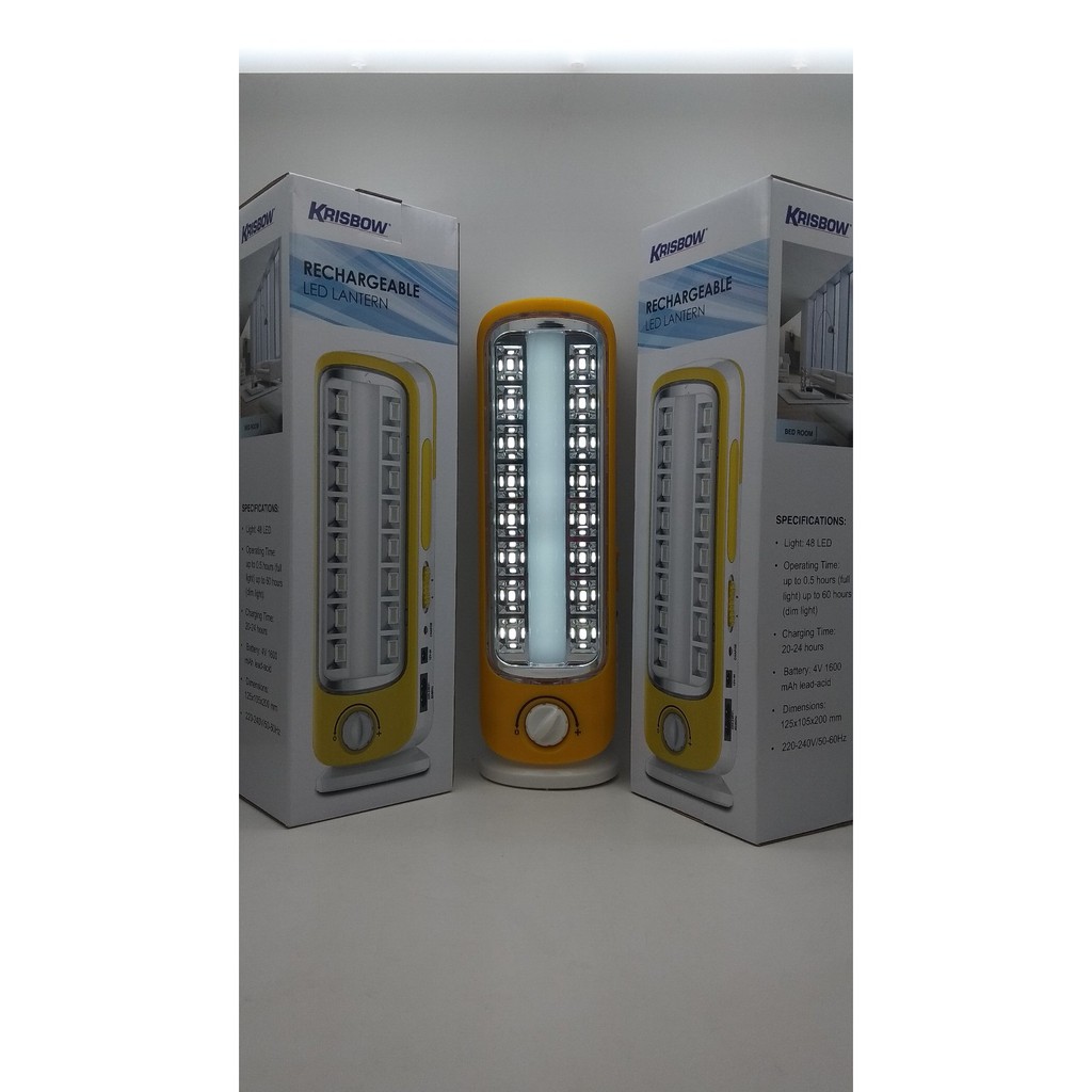 MURAH Emergency Lamp Rechargeable 48 Led Lantern KRISBOW