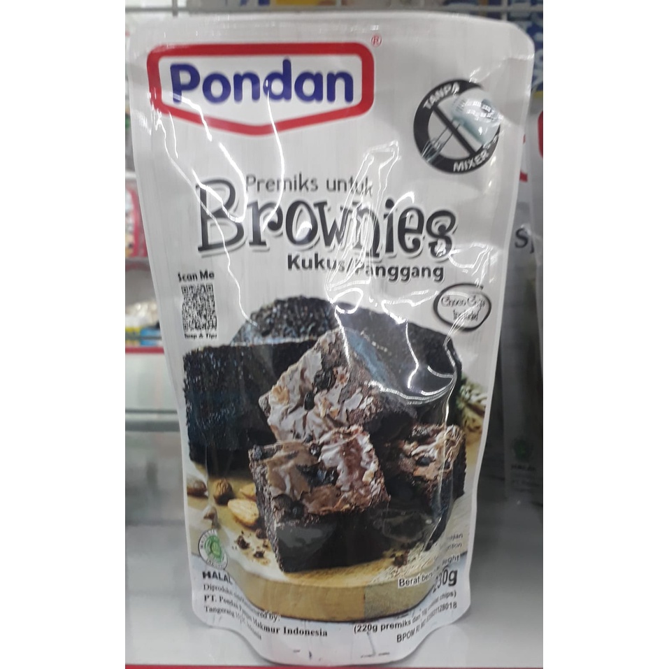 

PONDAN BROWNIES KUKUS PANGGANG 230 GRAM