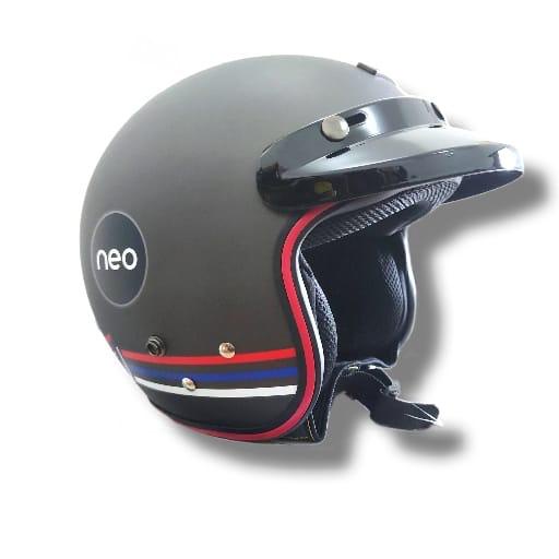 FORCE Helm Helem Helmet Hlem Retro Classic Premium Pria Laki Cowok Wanita Cewek Perempuan Anti Malin