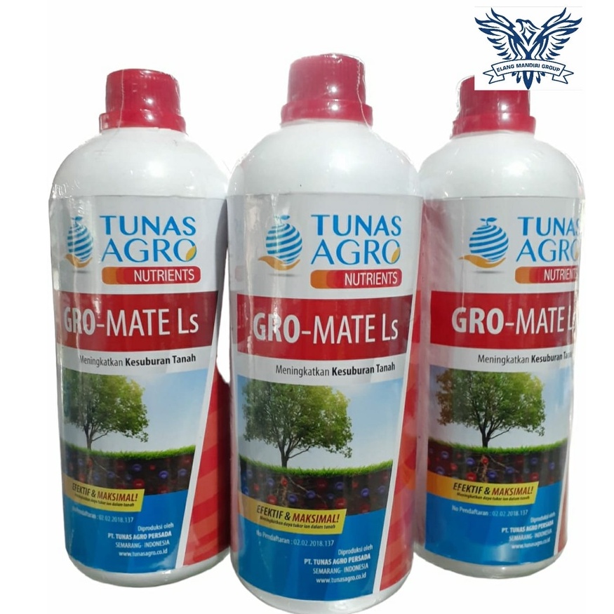 Nutrisi Tanaman Gro-Mate Ls 1 Liter Gromate Meningkatkan Kesuburan Tanah Dari Tunas Agro Persada