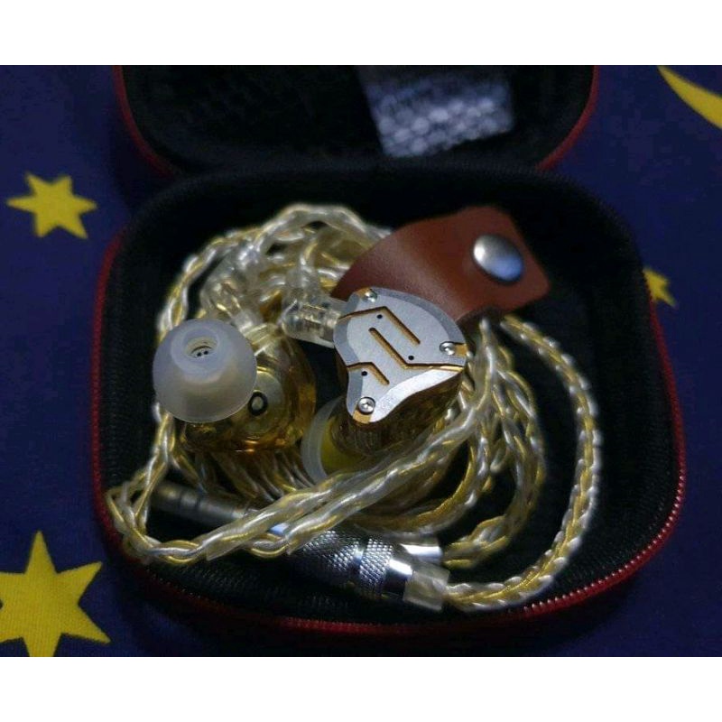 Kz Zs10 pro Glare Gold + Spinfit Cp100 Size L