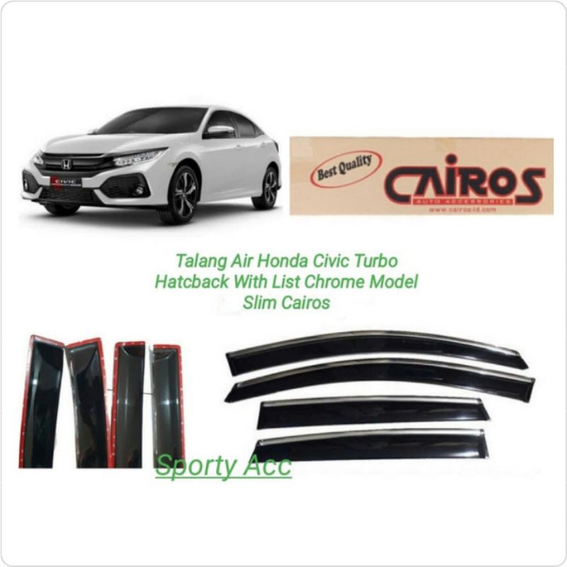 Talang Air Civic Turbo Hatchback Slim With List Crome Merk Cairos