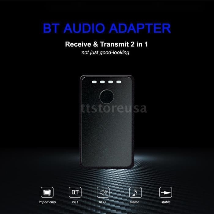 B8 Portable Wireless Bluetooth 2-in-1 Transmitter &amp; Receiver BT 4.1