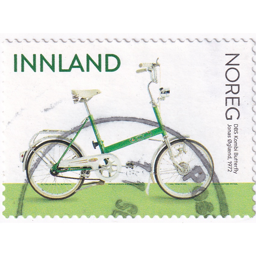

Prangko Norway 2019 - Norwegian Bicycles INNLAND Used