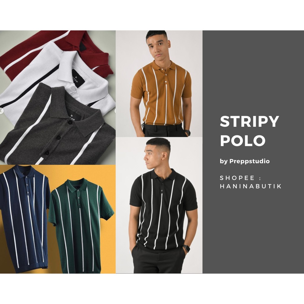 STRIPY POLO by PREPPSTUDIO
