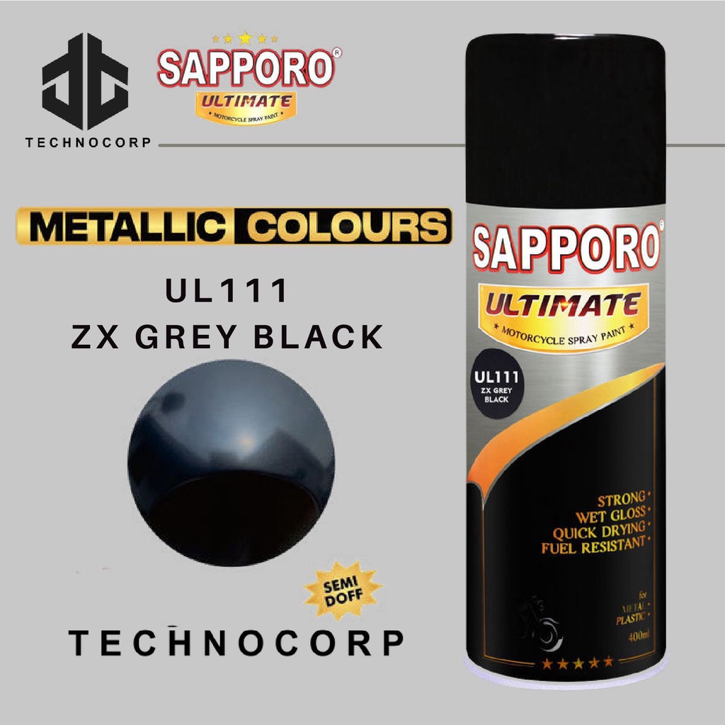 

Cat SAPPORO ULTIMATE UL111 ZX GREY BLACK / RANGKA KAWASAKI G BLACK