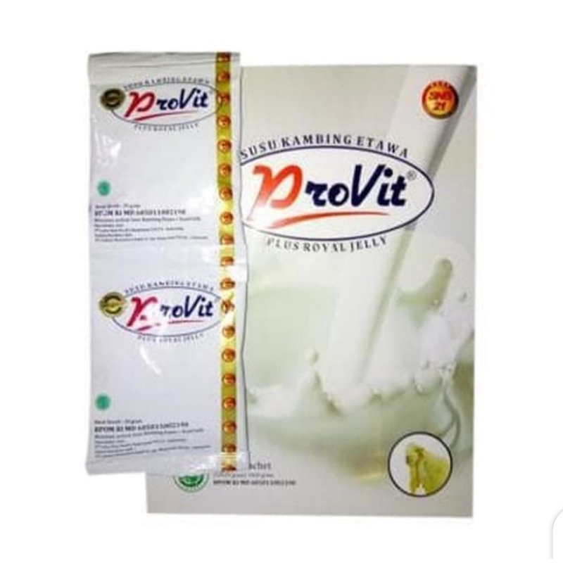 

Susu Kambing Etawa Provit per box isi 50 Sachet