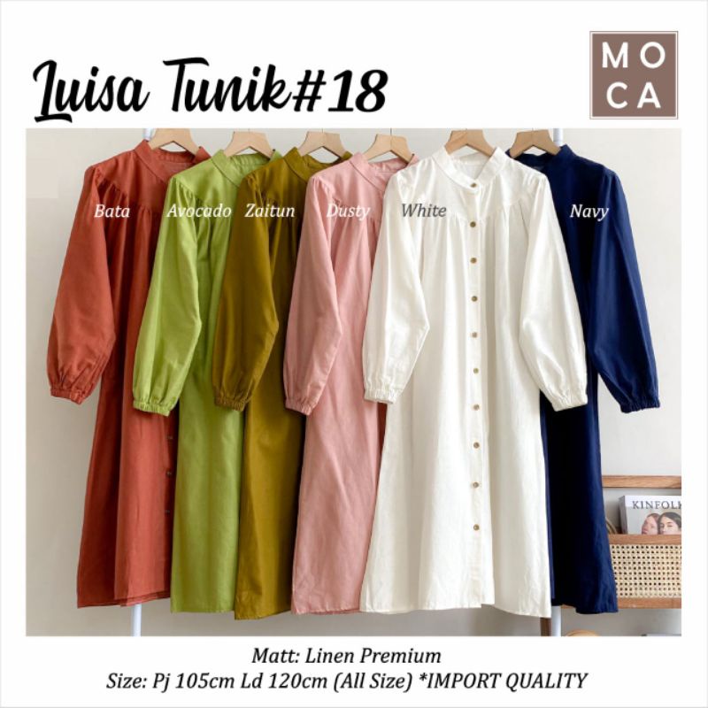 LUISA TUNIK LINEN #18 BY MOCA