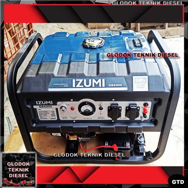 IZUMI Genset Bensin 3000 watt  Generator Listrik  GS 4000