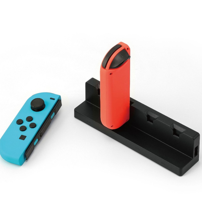 Btsg 4-Port Controller Charging Dock Base Dengan Port USB Type-C Untuk Switch Joy Con